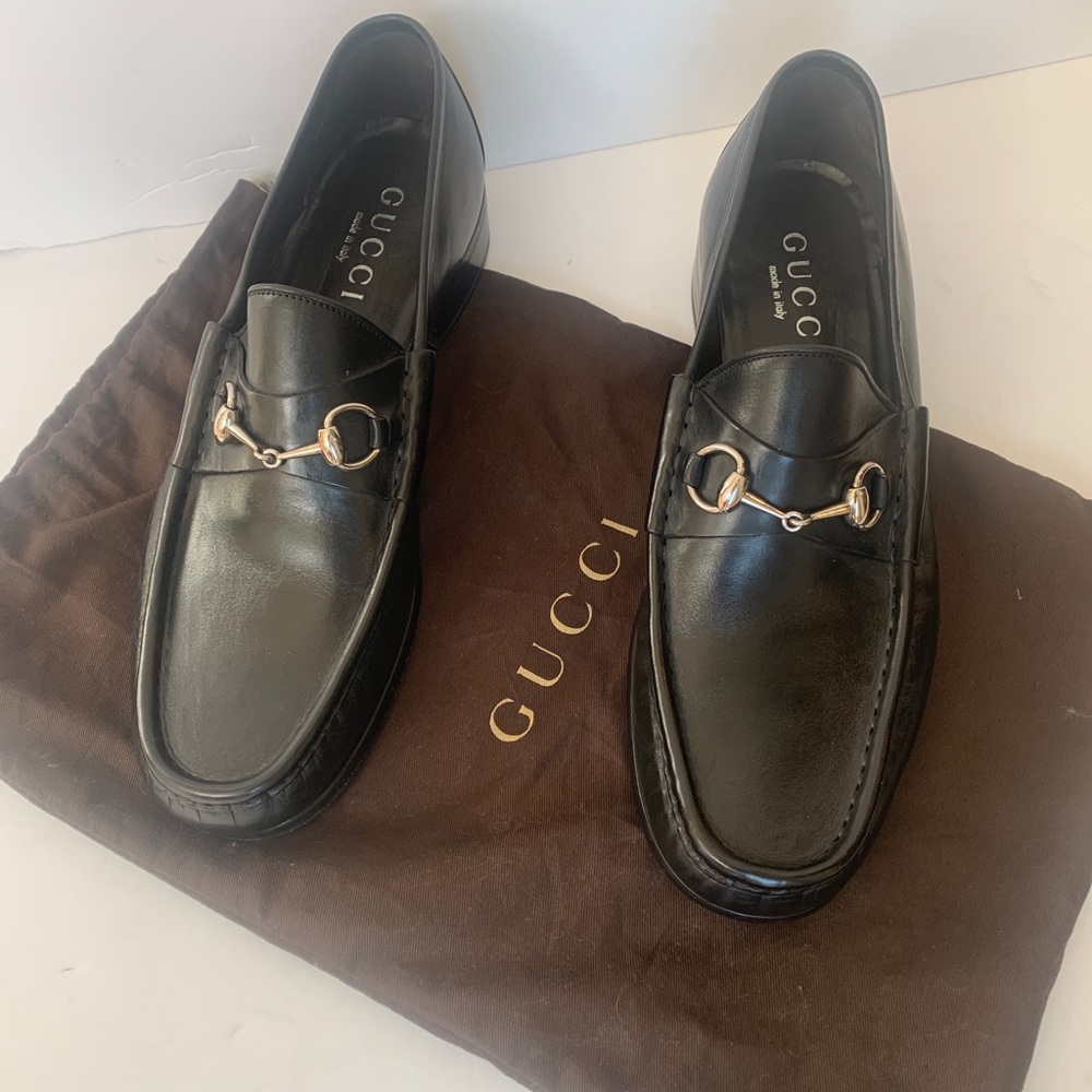 Men’s Gucci Loafers 12D Black Horsebit
